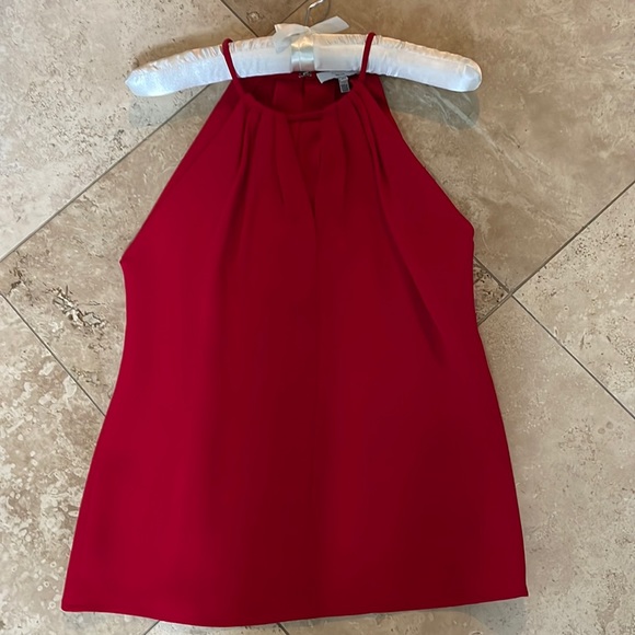 ADAM By Adam Lippes Red Silk Halter Top size XS - Picture 1 of 11